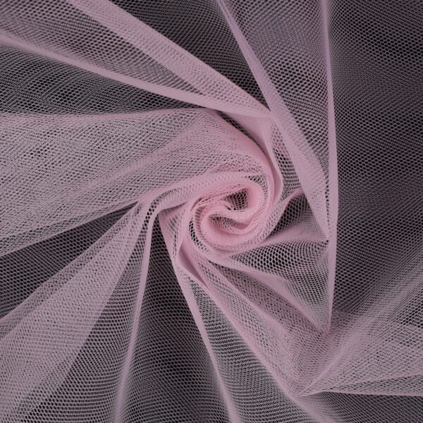 Tessuto Tulle Rigido Al Metro - Rosa Baby