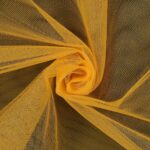 Tessuto Tulle Rigido Al Metro - Oro