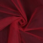Tessuto Tulle Rigido Al Metro - Rosso Scuro