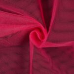 Tessuto Tulle Rigido Al Metro - Fucsia