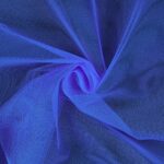 Tessuto Tulle Rigido Al Metro - Denim