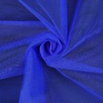 Tessuto Tulle Rigido Al Metro - Blu