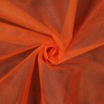 Tessuto Tulle Rigido Al Metro - Arancio