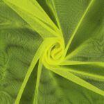 Tessuto Tulle Rigido Al Metro - Cidro Fluo