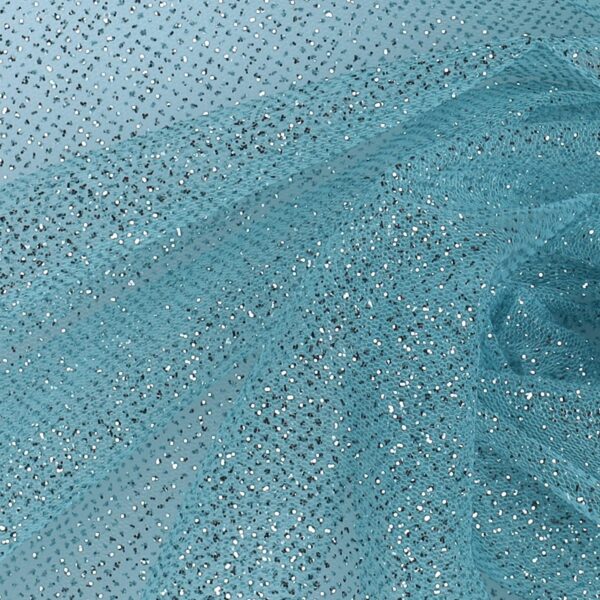 tulle seta cristal colore cristallo glitter argento