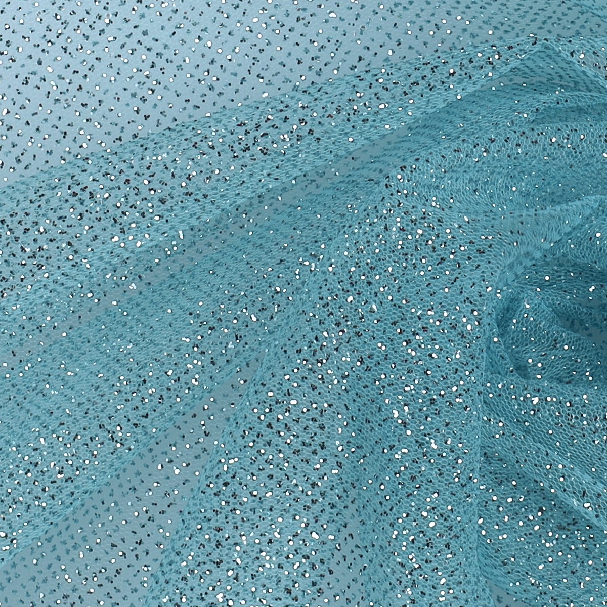 tulle seta cristal colore cristallo glitter argento