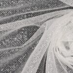 Tessuto Tulle Seta Cristal - Bianco Seta