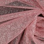Tessuto Tulle Seta Cristal - Rosa Antico