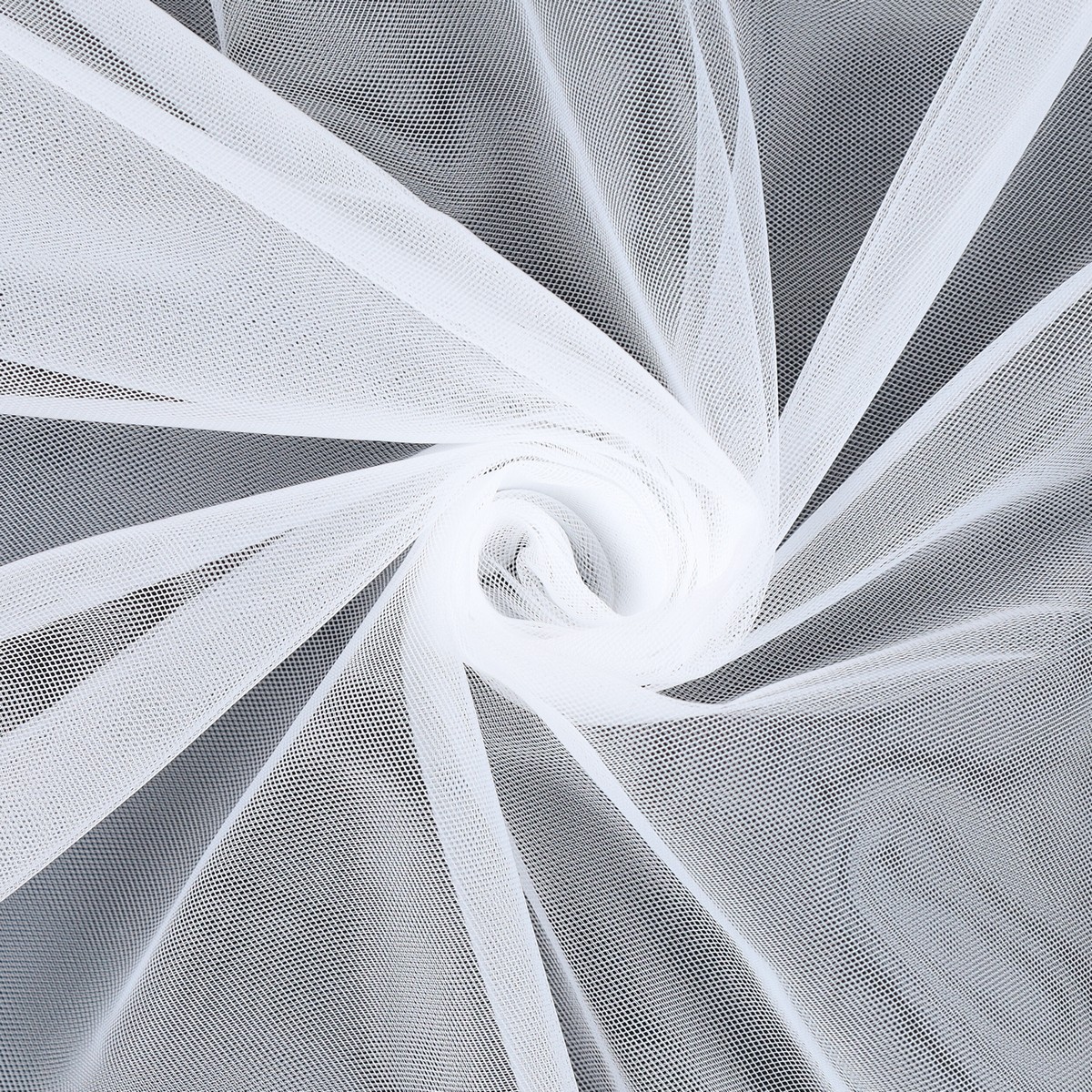 Tulle Sposa Mano Seta (Monobava) - Bianco