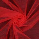 Tulle Sposa Mano Seta (Monobava) - Rosso