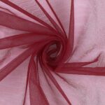 Tulle Sposa Mano Seta (Monobava) - Bordeaux