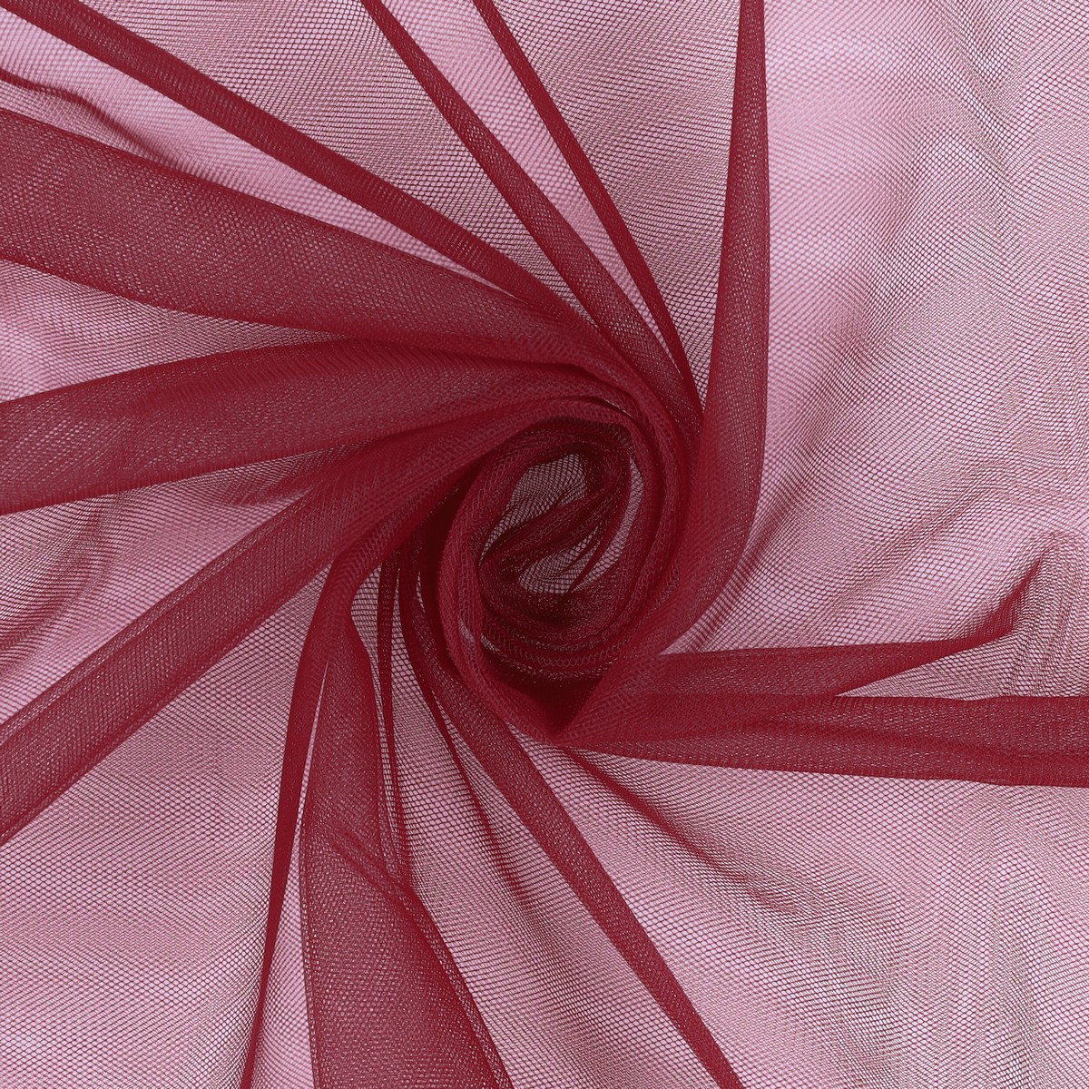 Tulle Sposa Mano Seta (Monobava) - Bordeaux