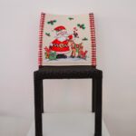 Coprisedia Elasticizzato Universale - Panna Babbo Natale E Amici