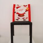 Coprisedia Elasticizzato Universale - Rosso Panna Babbo Natale Pupazzo