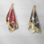 Canovaccio Cucina Stampato - Duetto Gnomi Rosso & Duetto Gnomi Verde
