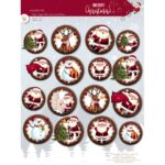 Pannello Pannolenci Stampa Natalizia Classica Merry Christmas - Pupazzi e Babbo Natale