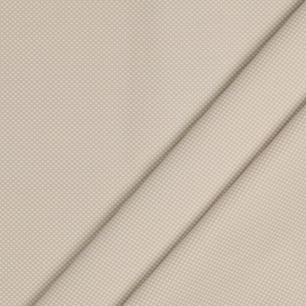 Tessuto Piquet di Cotone Stampato - Damina Beige