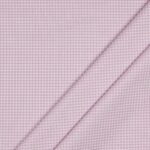 Tessuto Zephir di Cotone Tessito - Quadro Medio Lilla - Mezzo Metro