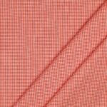 Tessuto Zephir di Cotone Tessito - Quadro Piccolo Arancio Scuro