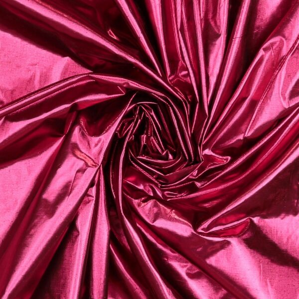 Tessuto Lamè Piattina Liscia - Fucsia Scuro - Mezzo Metro