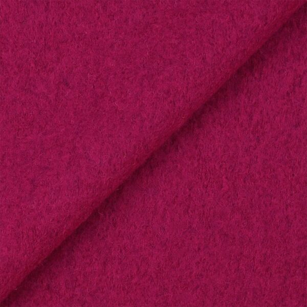 Tessuto Lana Cotta - Fucsia - Mezzo Metro