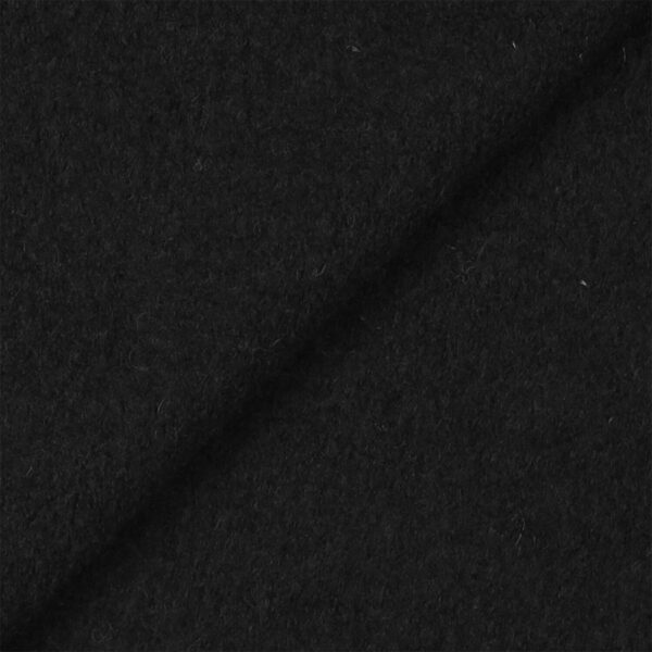 Tessuto Lana Cotta - Nero - Mezzo Metro