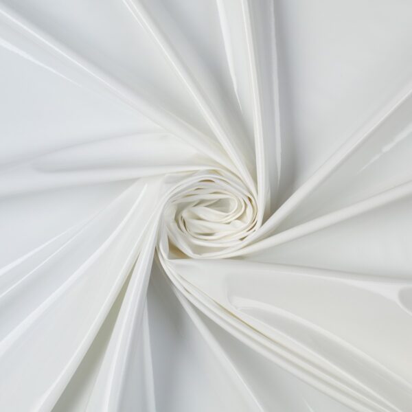 Tessuto Laccato Vernice - Bianco