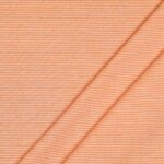 Tessuto Zephir di Cotone Tessito - Riga Piccola Arancio