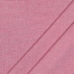 Tessuto Zephir di Cotone Tessito - Riga Piccola Fuxia