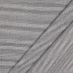 Tessuto Zephir di Cotone Tessito - Riga Piccola Nero