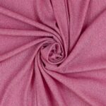 Tessuto Madrid Maglina con Lurex Jersey Bi-Elastica - Fondo Rosa-Lurex Fucsia - Mezzo Metro