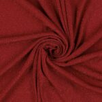 Tessuto Madrid Maglina con Lurex Jersey Bi-Elastica - Fondo Rosso-Lurex Rosso - Mezzo Metro