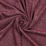 Tessuto Madrid Maglina con Lurex Jersey Bi-Elastica - Fondo Nero-Lurex Rosa - Mezzo Metro