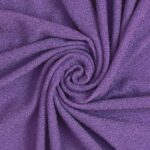 Tessuto Madrid Maglina con Lurex Jersey Bi-Elastica - Fondo Glicine-Lurex Glicine - Mezzo Metro