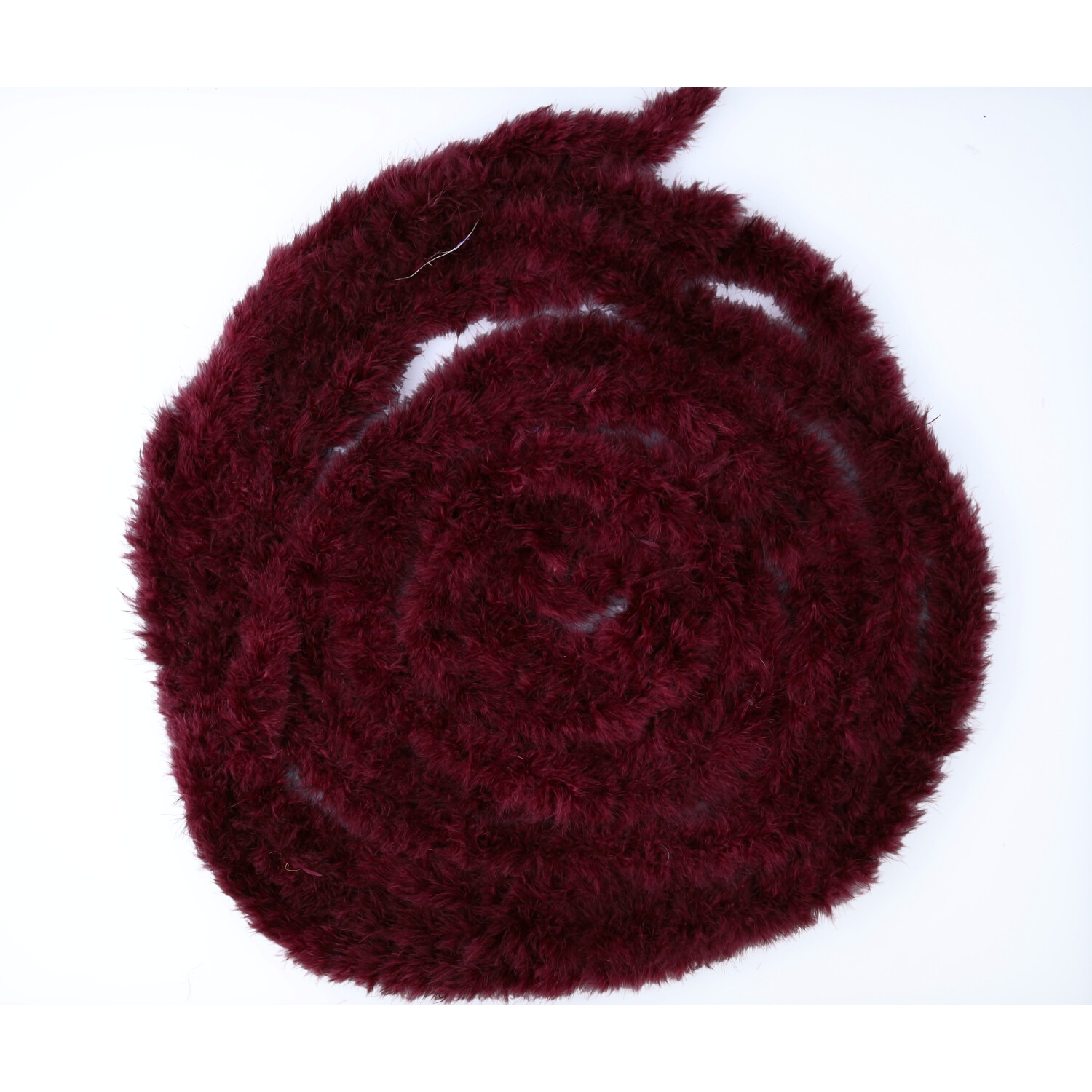 Marabu 10Mt Diametro 6-8cm_Bordeaux boa di marabou 5 metri bordeaux