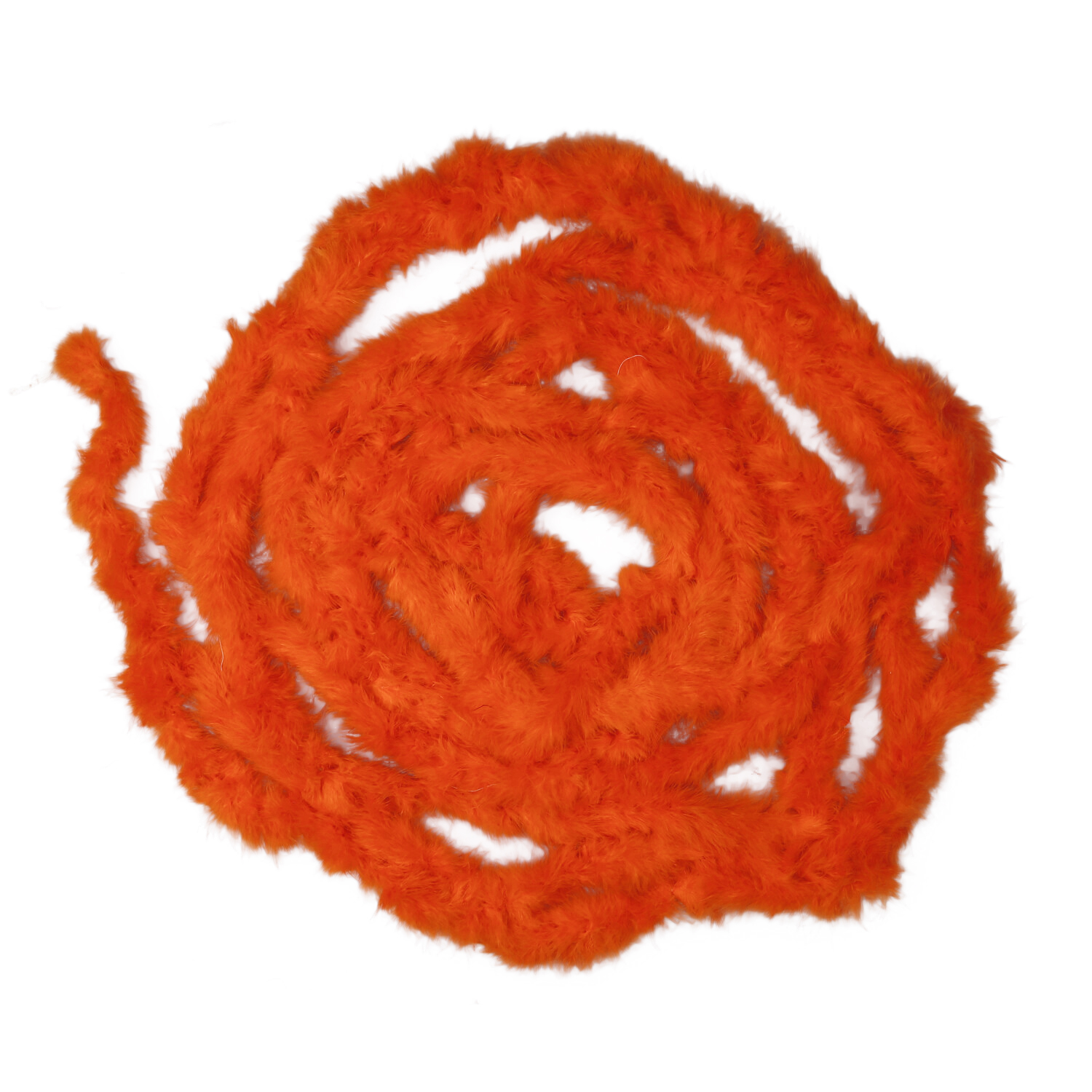 Marabu-10Mt_Diametro-6-8cm_Arancio boa di marabou 5 metri arancio