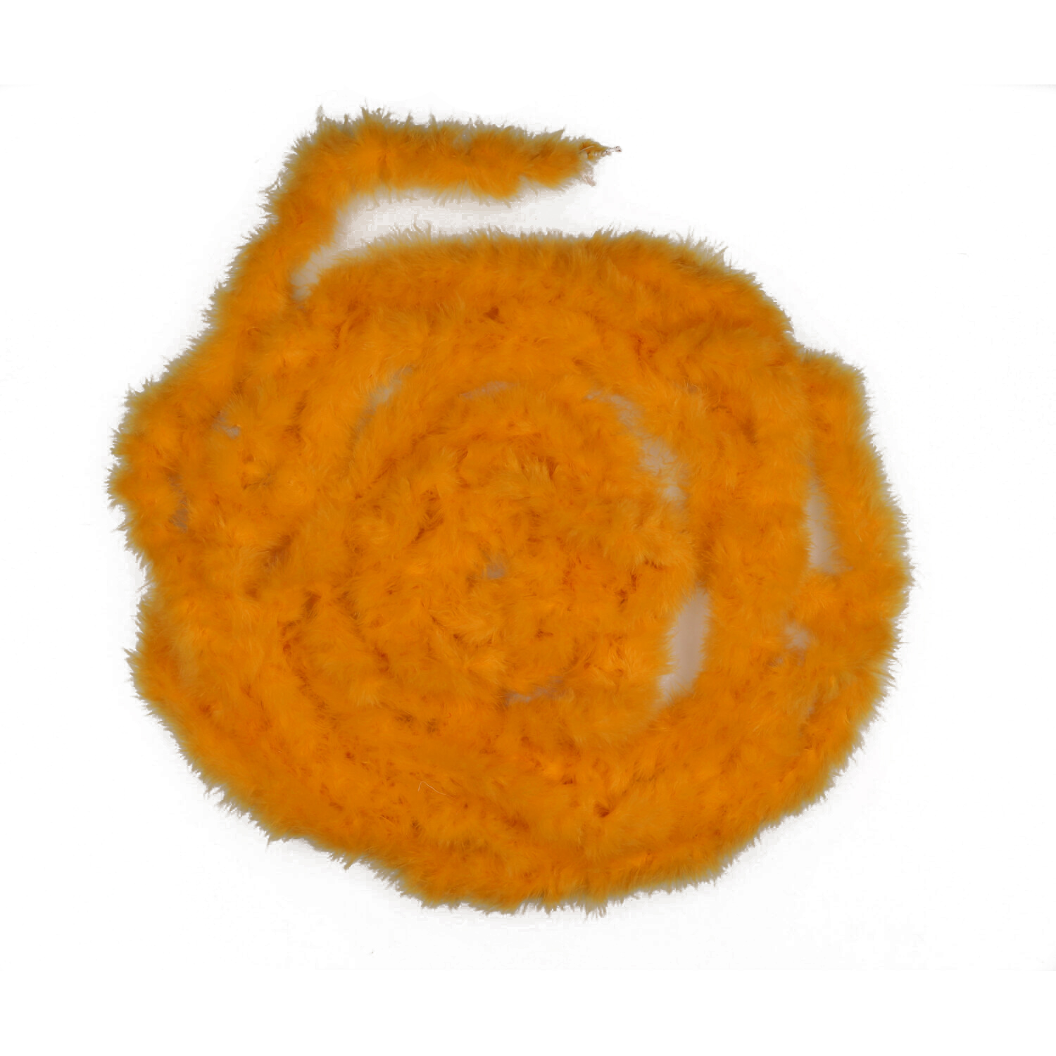 Marabu-10Mt_Diametro-6-8cm_Ocra boa di marabou 5 metri ocra