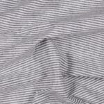 Pannolenci Stampato Fantasia Rigato Bianco Fogli - 50x90cm - Grigio Chiaro Melange