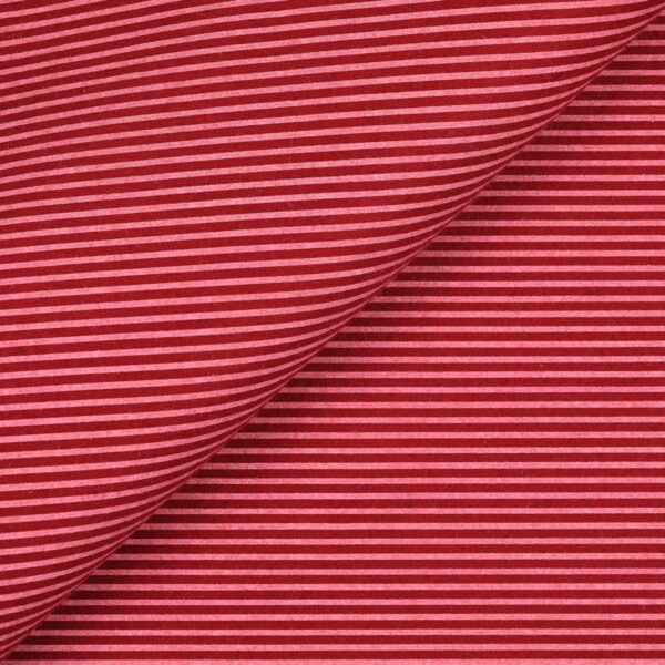 Pannolenci Stampato Fantasia Rigato Bianco Fogli - 30x45cm - Rosso India