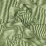 Pannolenci Stampato Fantasia Rigato Bianco Fogli - 50x90cm - Verde Muschio