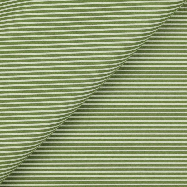 Pannolenci Stampato Fantasia Rigato Bianco Fogli - 30x45cm - Verde Muschio