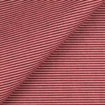 Pannolenci Stampato Fantasia Rigato Bianco Fogli - 30x45cm - Rosso India Melange