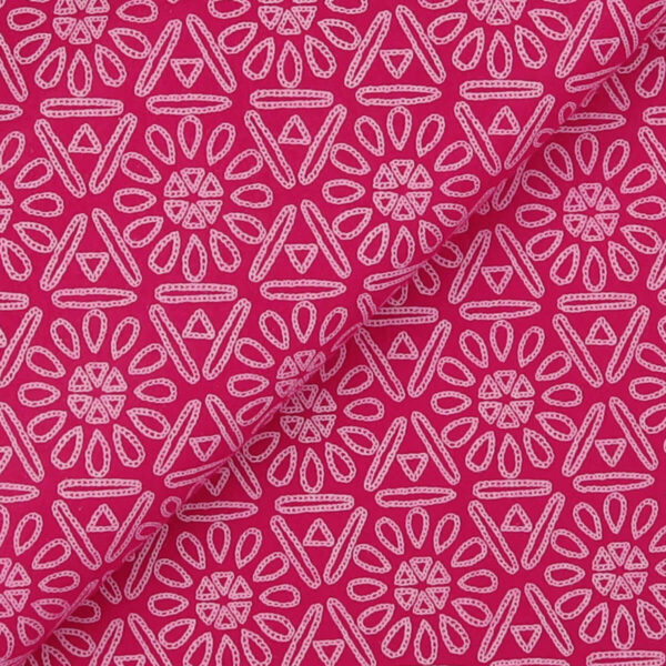 Pannolenci Stampato Fantasia Azteco Fogli - 30x45cm - Fucsia