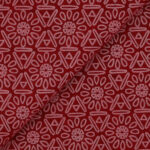 Pannolenci Stampato Fantasia Azteco Fogli - 30x45cm - Rosso India Melange