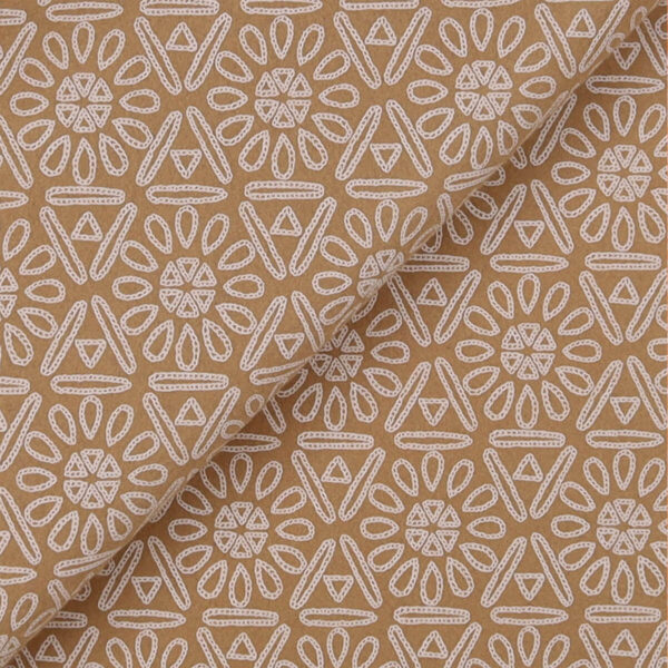 Pannolenci Stampato Fantasia Azteco Fogli - 30x45cm - Beige Palomino