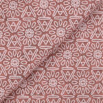 Pannolenci Stampato Fantasia Azteco Fogli - 30x45cm - Rosa Antico Melange