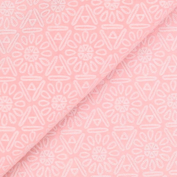 Pannolenci Stampato Fantasia Azteco Fogli - 30x45cm - Rosa Baby