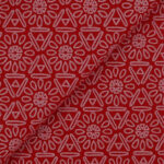 Pannolenci Stampato Fantasia Azteco Fogli - 30x45cm - Rosso