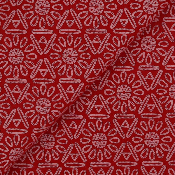 Pannolenci Stampato Fantasia Azteco Fogli - 30x45cm - Rosso