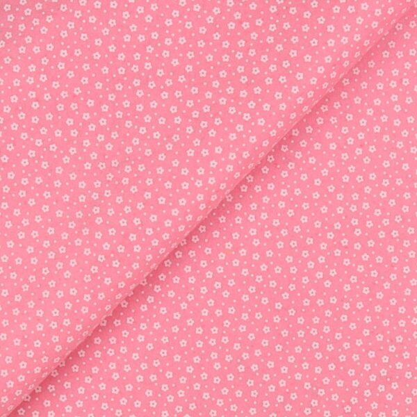 Pannolenci Stampato Fantasia Fiorellino Fogli - 30x45cm - Rosa Forte